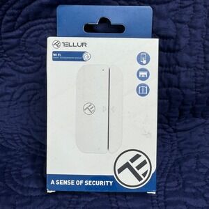 TELLUR Wi‎ Fi Smart Door Window Sensor A Sense Of Security White New